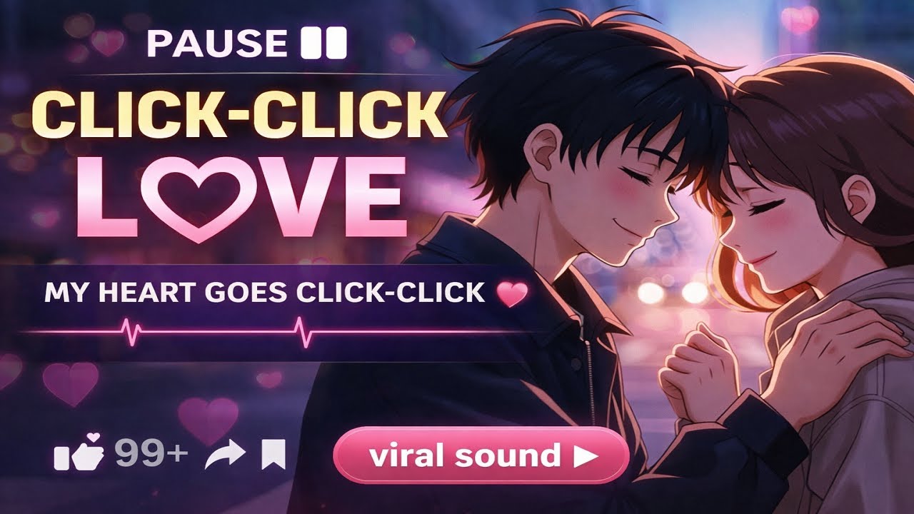 PAUSE — Click-Click Love ❤️ | Viral Valentine Sound | Heartbeat Love Song
