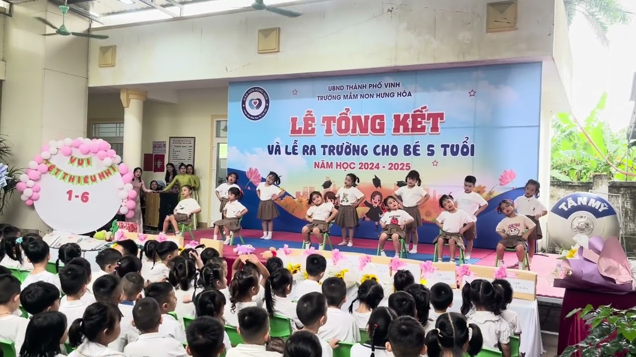 Lễ tổng kết mầm non năm học 2024-2025 của bạn Pi (P2)