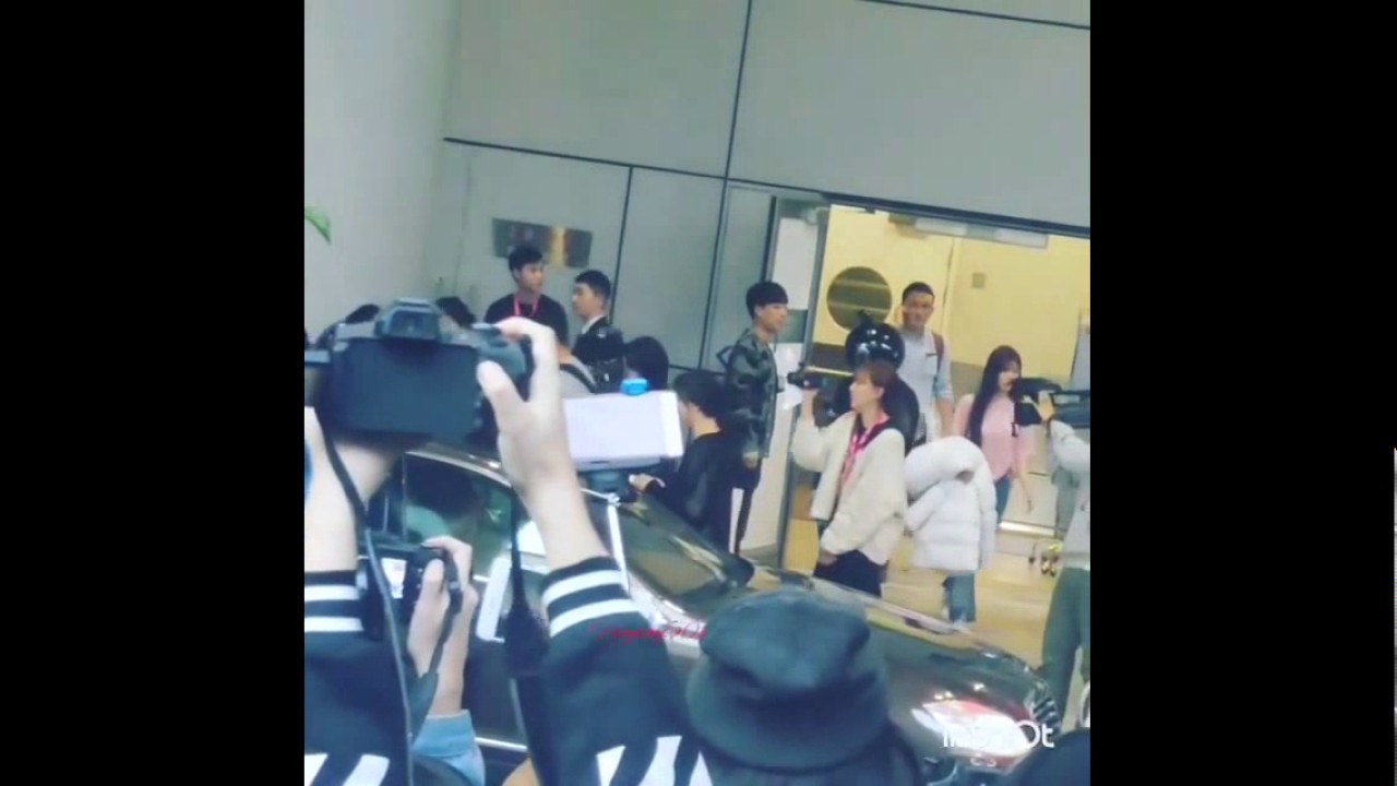 01122016 PARK BO GUM & KIM YOO JUNG Arrived in Hongkong Safely MAMA 2016