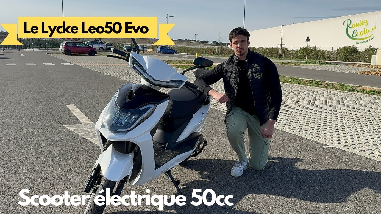 LYCKE LEO50 EVO | Un scooter électrique 50cm3 au rapport qualité prix imbattable