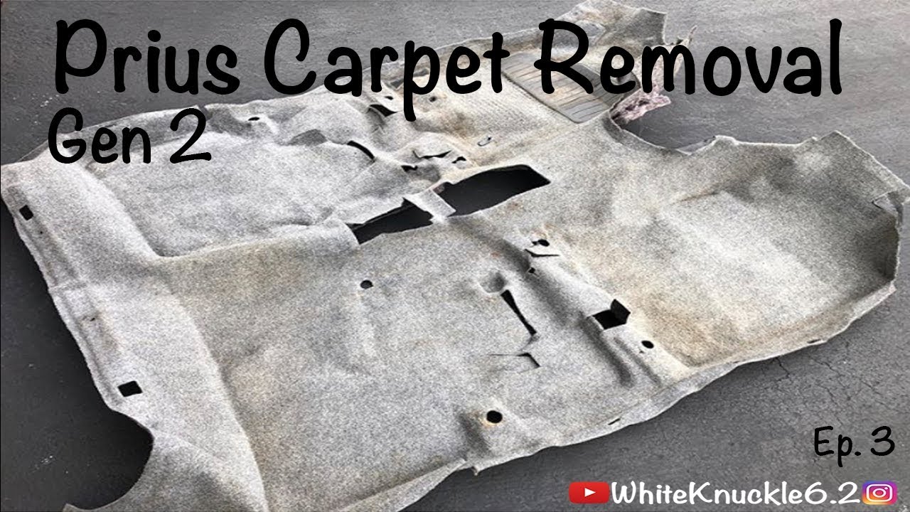 04-09 Prius Carpet Removal