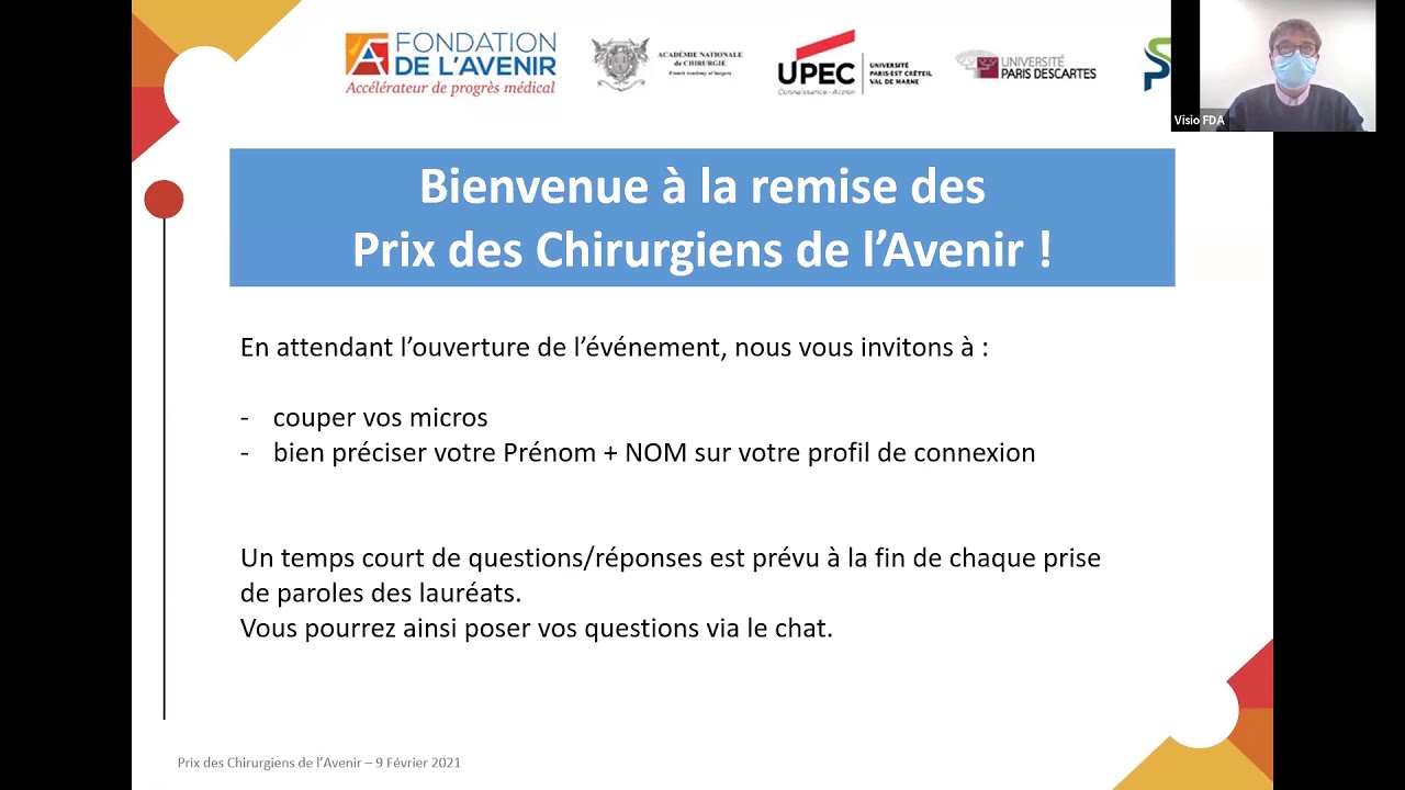 13ème Prix des Chirurgiens de l'Avenir 2020