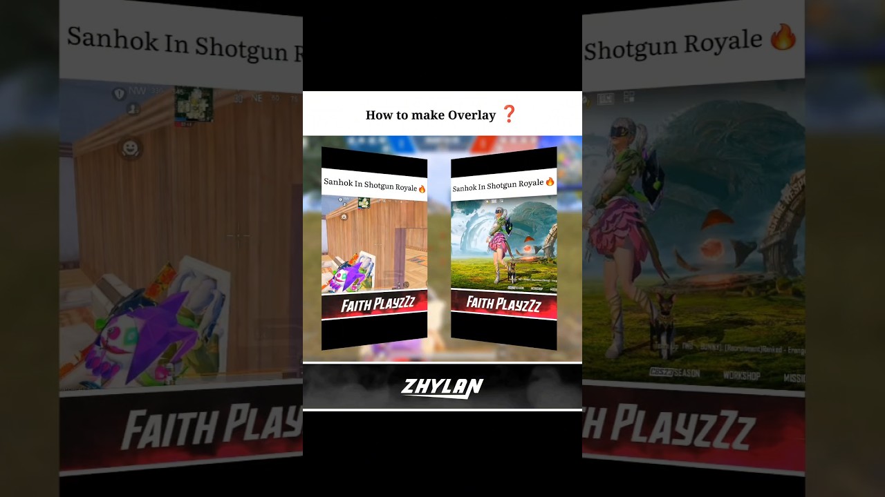 Animated overlay ✅ | @ZhylanGaming | Bgmi Shorts overlay #animatedoverlay #bgmi #shorts