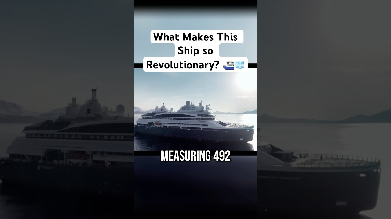 What Makes Commandant Charcot Revolutionary?🚢❄️ #engineering #ship #boat