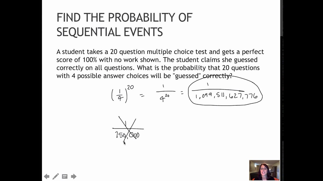 166 Find the Probability of Sequential Events (8.7)