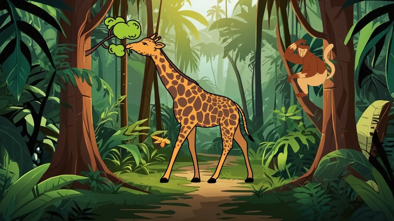 Kids Cartoon in Jungle entertenment and informative