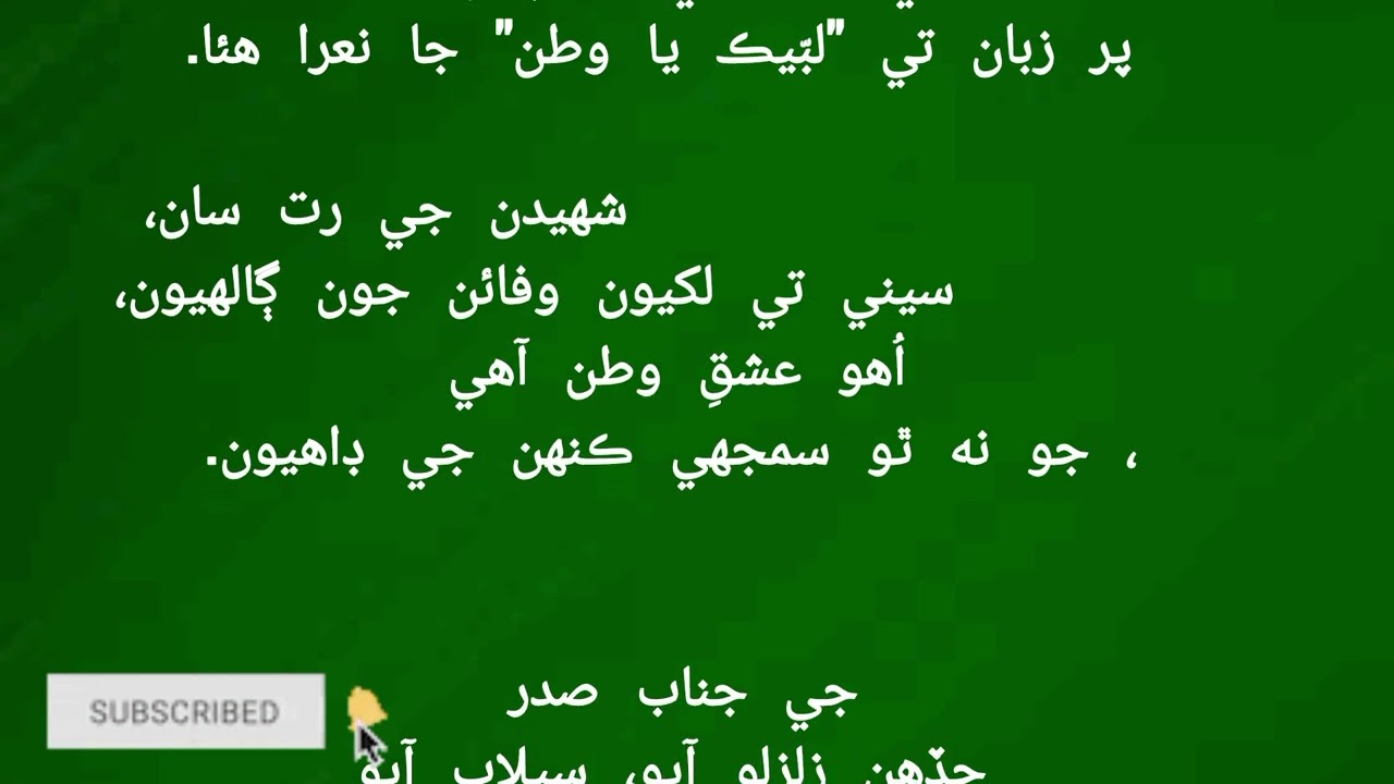 "14 August Sindhi Speech | آزادي جي ڏينهن تي دل کي ڇهندڙ تقرير"