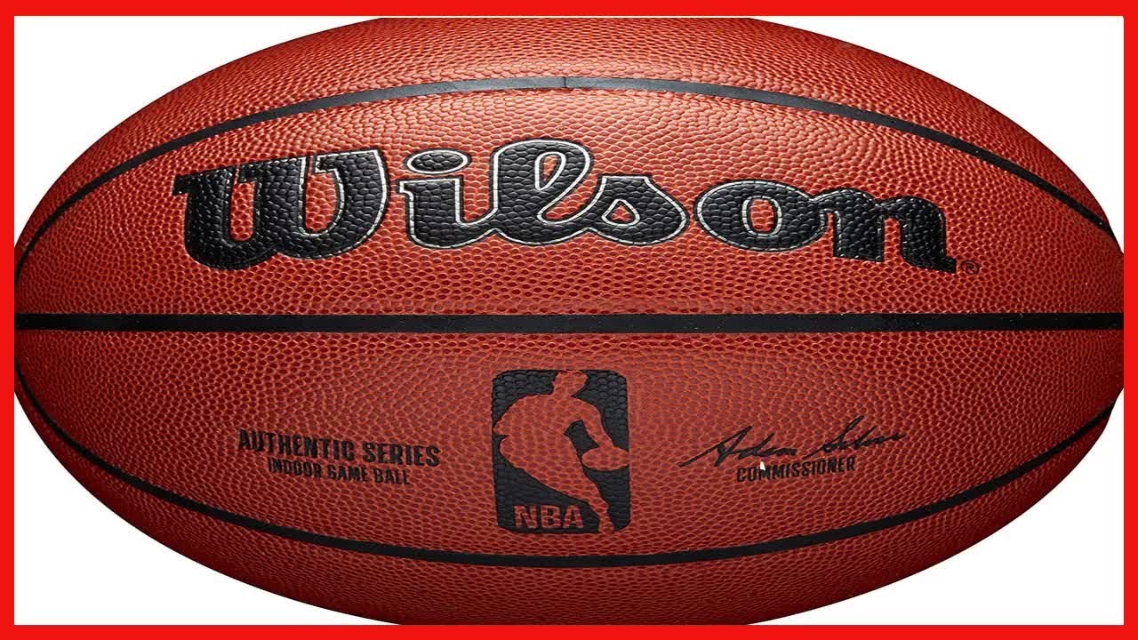 Баскетбольный мяч Wilson NBA Authentic Series – официальный мяч для игры в помещении, размер 5, д...