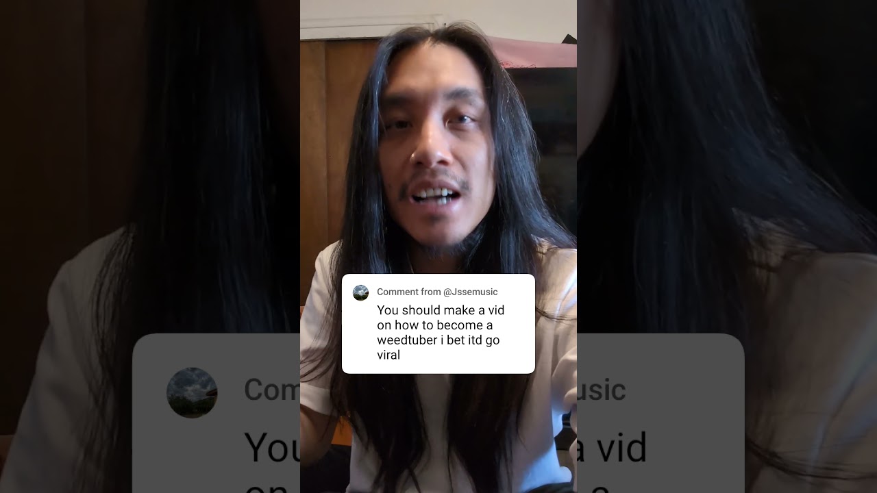 How to become a weedtuber explained in less than a minute