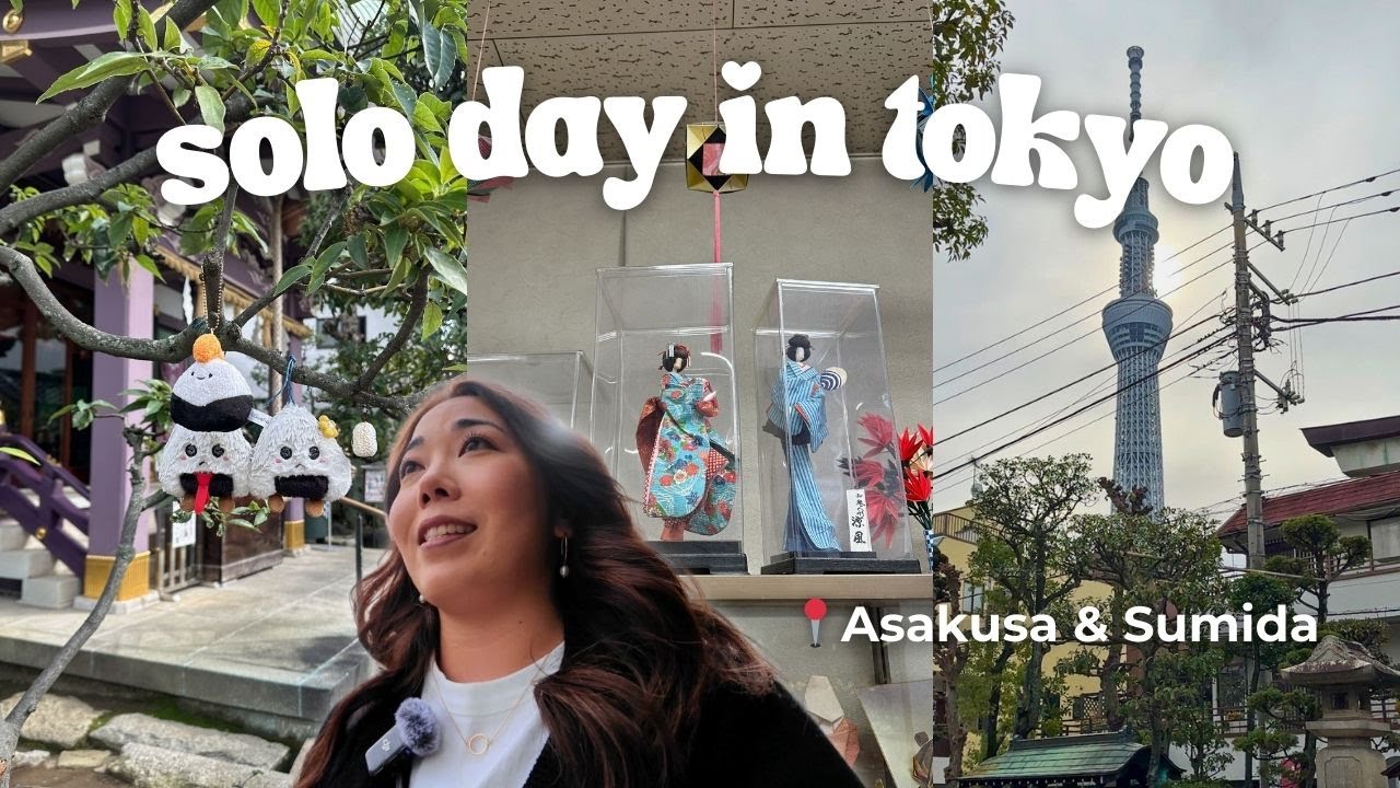 A Slow Solo Day in Tokyo | Asakusa & Sumida (Shops, Cafes & a Cute Shrine) 🍙