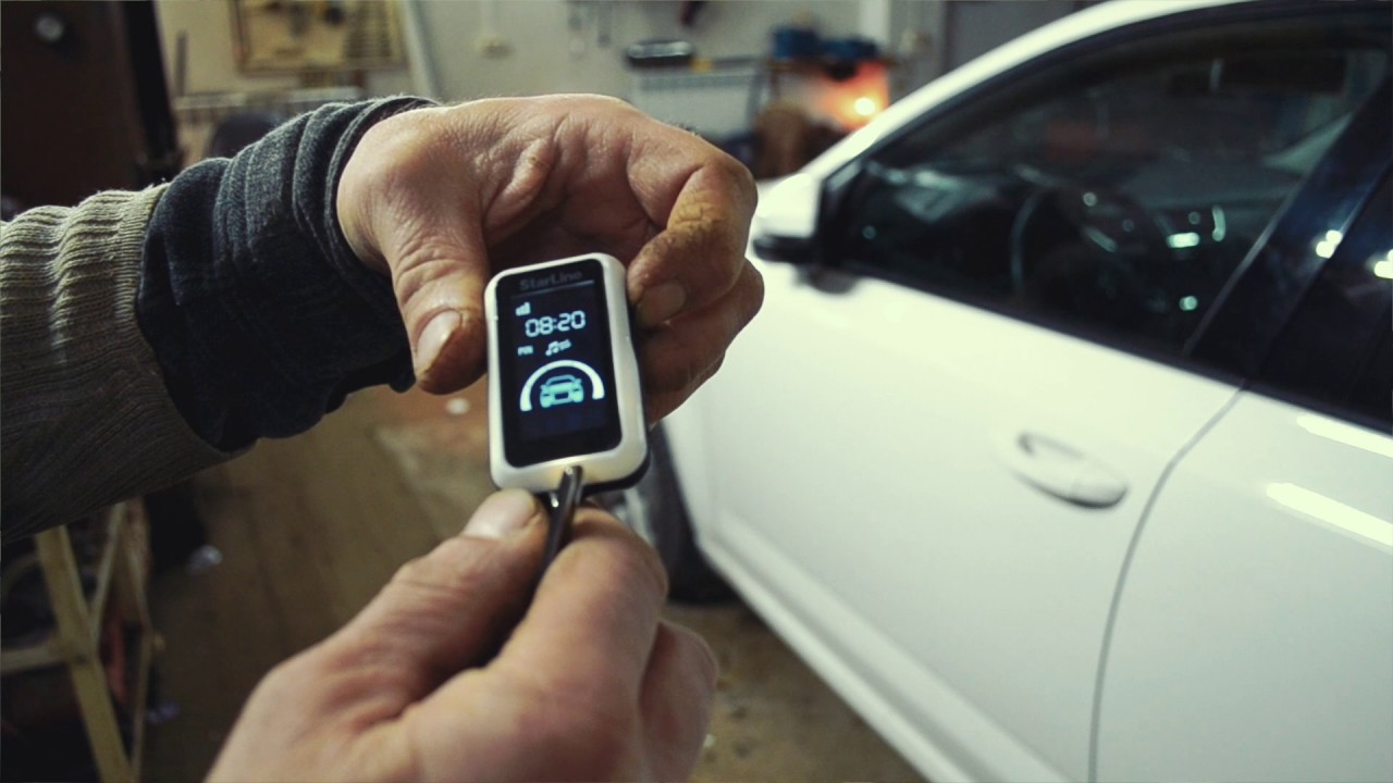 Установка StarLine E95 2CAN+LIN - на skoda octavia 2015