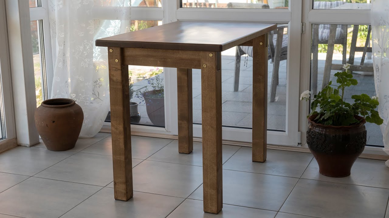 Легкий и простой стол из берёзы | DIY Simple Table
