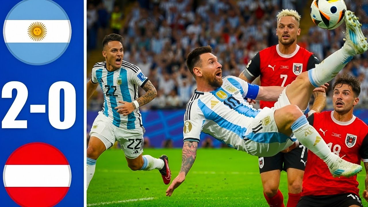 ARGENTINA VS AUSTRIA HIGHLIGHT | LIONEL MESSI PENALTY MISS | LIONEL MESSI GOAL TODAY | MESSI GOAL