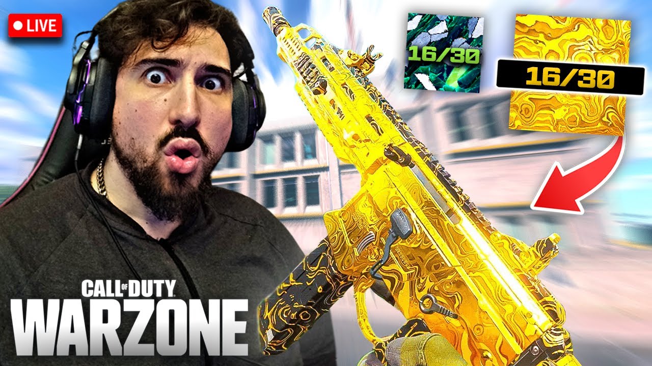 🔴 CAMO GRIND💀ORO DAMASCO 16/30 | Vetro Stellare 16/30 | Road to APOCALISSE | LIVE WARZONE