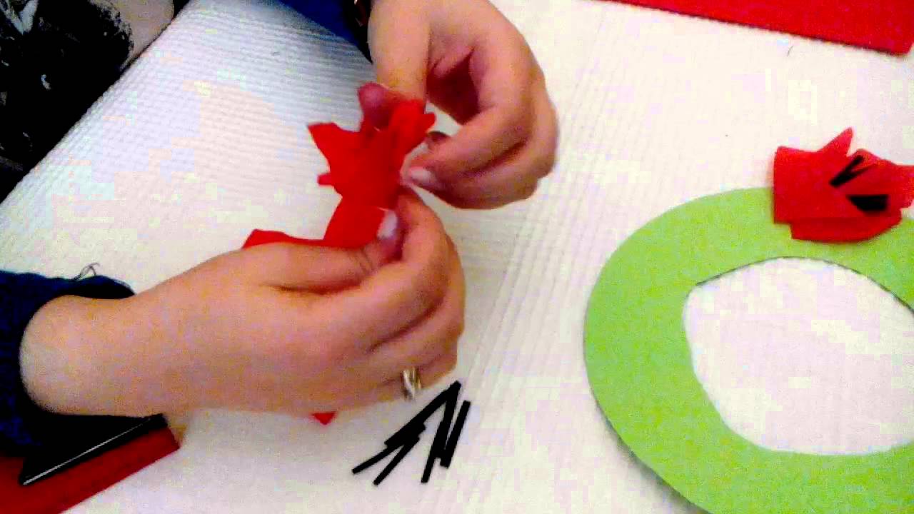Πρωτομαγιάτικο στεφάνι με παπαρουνες.  Crafts for kids by Georgia
