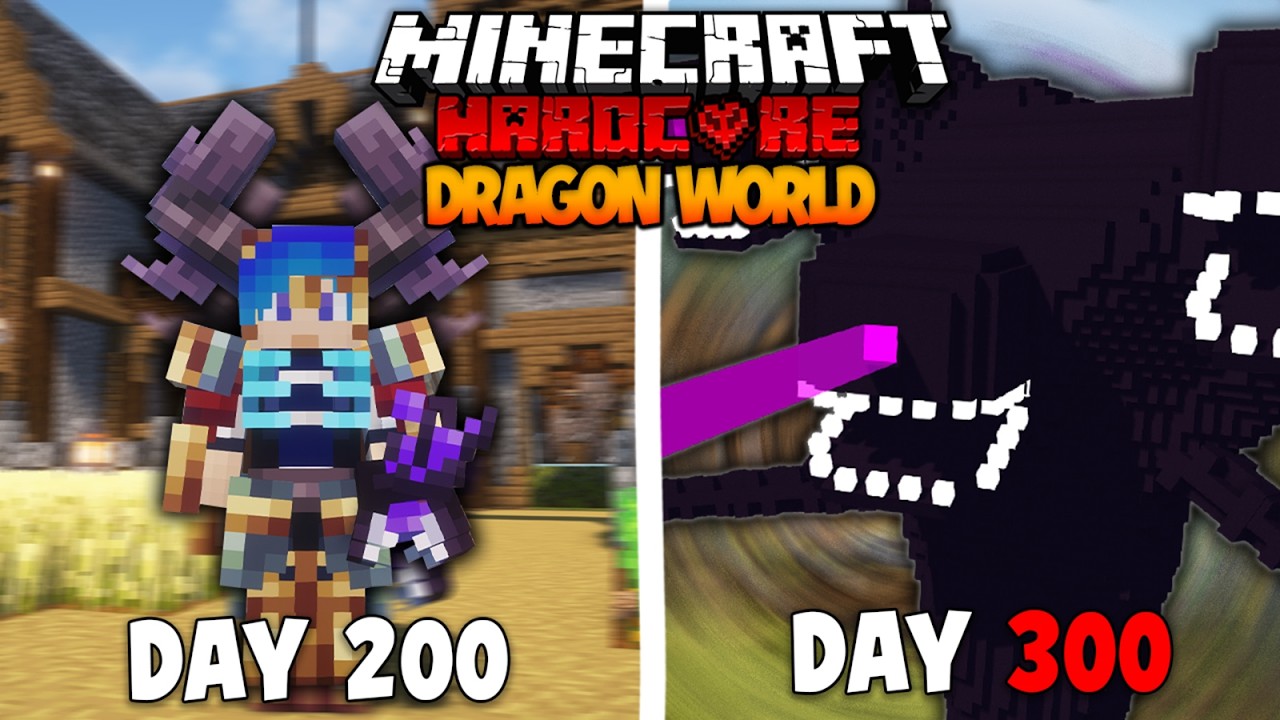 300 Hari Minecraft Hardcore DUNIA NAGA+