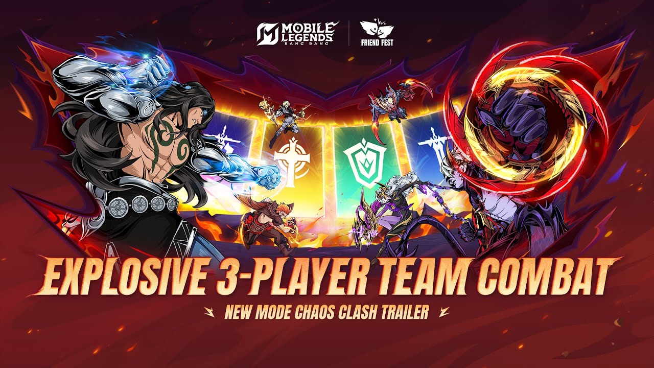 Explosive 3-Player Team Combat | New Mode Chaos Clash | MLBB