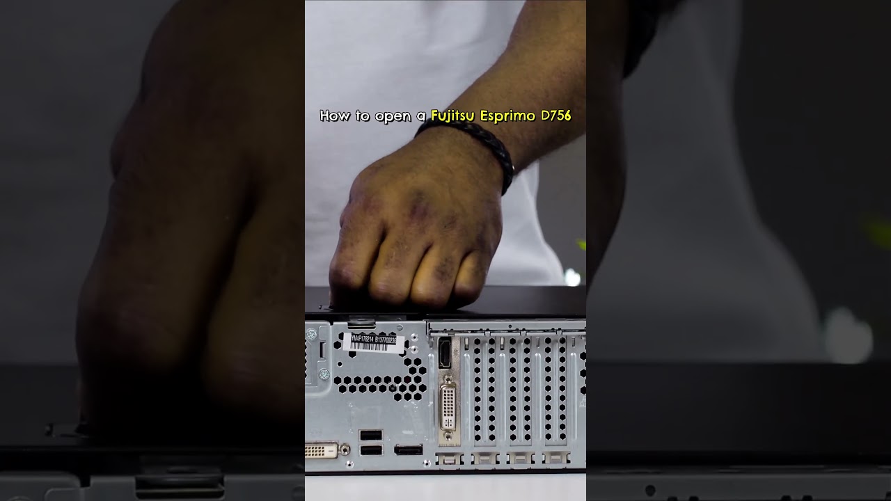How to Open a Fujitsu Esprimo D756 / D556
