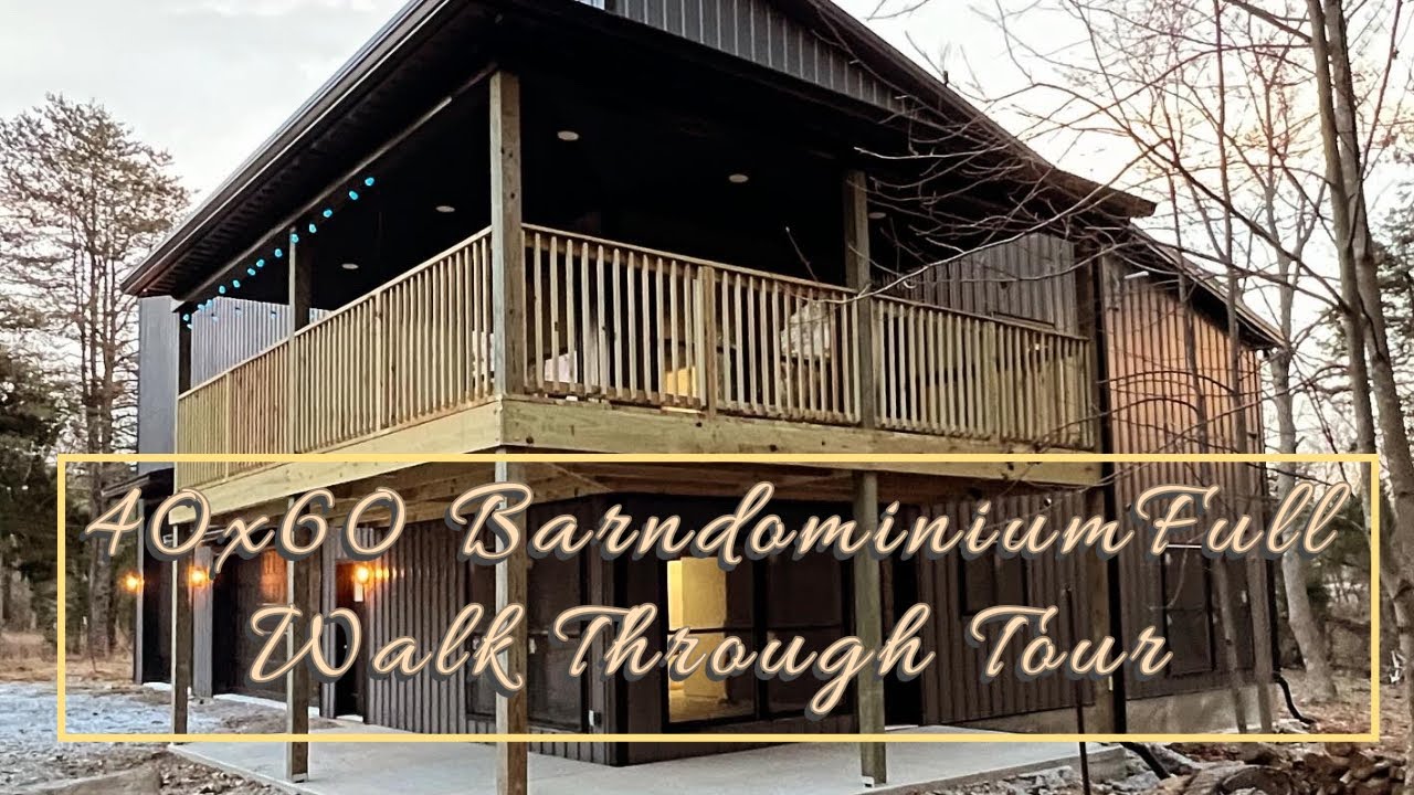 40x60 Barndominium Full walk through tour
