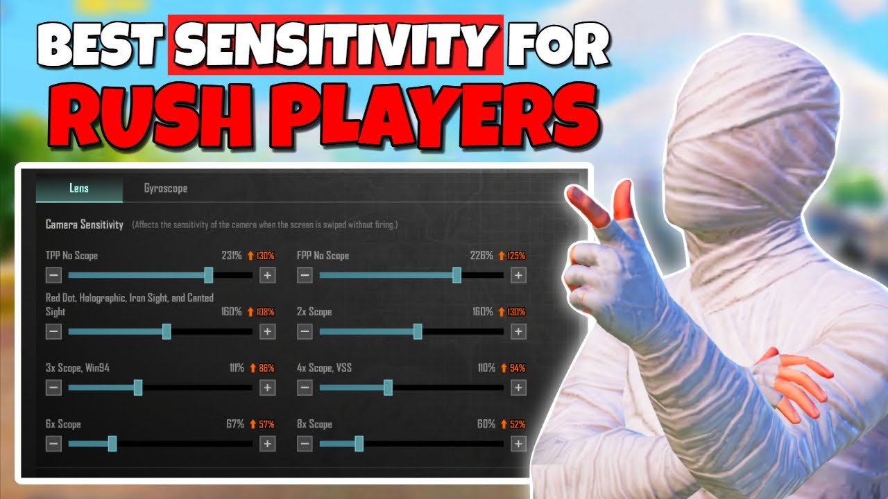 Лучшая чувствительность PUBG Mobile для игроков в Rush | Игроки со скоростью 30/60/90/120 кадров ...