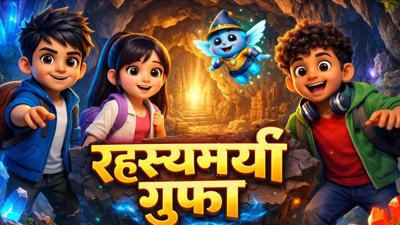 “रहस्यमयी गुफा का रहस्य 😱 | Amazing 3D Cartoon Story | #trading#2026 