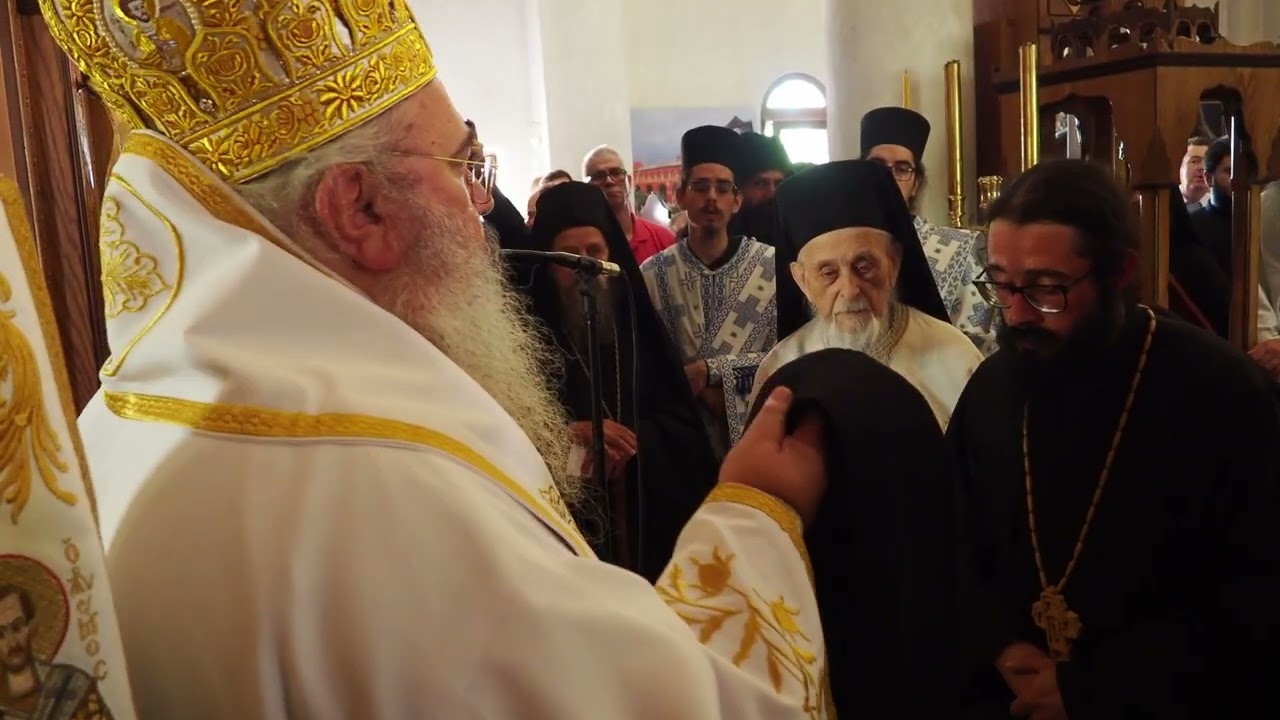 ΧΕΙΡΟΤΟΝΙΑ π. ΕΥΛΟΓΙΟΥ ΣΕ ΑΡΧΙΜΑΝΔΡΙΤΗ, ΠΝΕΥΜΑΤΙΚΟ ΚΑΙ ΗΓΟΥΜΕΝΟ ΤΗΣ Ι. Μ. ΜΕΤΑΜΟΡΦΩΣΕΩΣ  07/07/2024