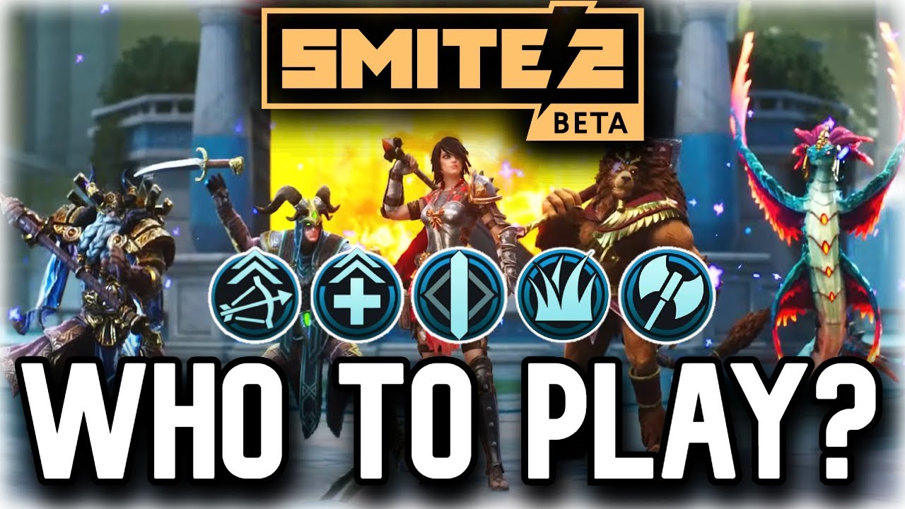 ЛУЧШИЕ БОГИ ДЛЯ НОВИЧКОВ В Smite 2 (ВСЕ РОЛИ!)