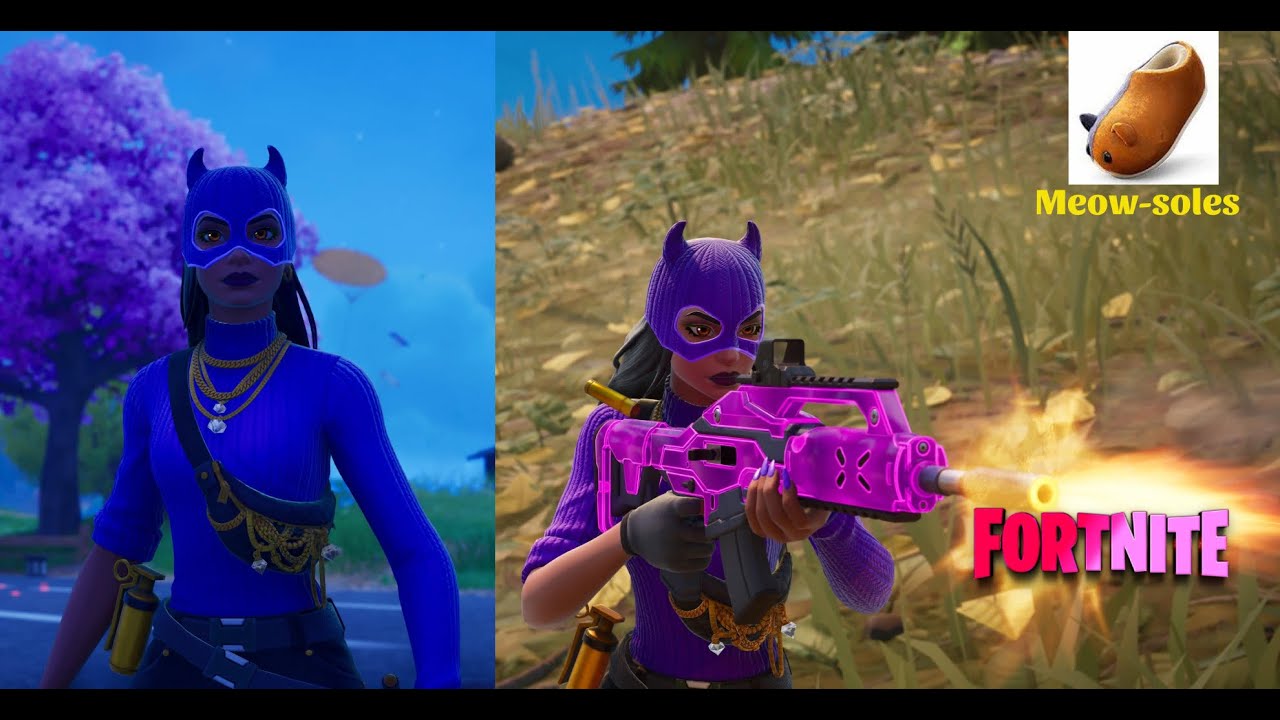 Fortnite Squads Valentina Mask on Skin Gameplay Chapter 6 Season 2