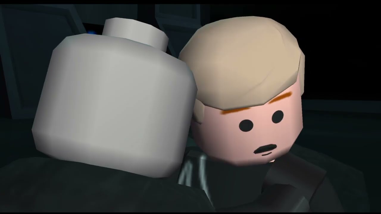 lego star wars 2 emperor boss fight (96% true jedi)