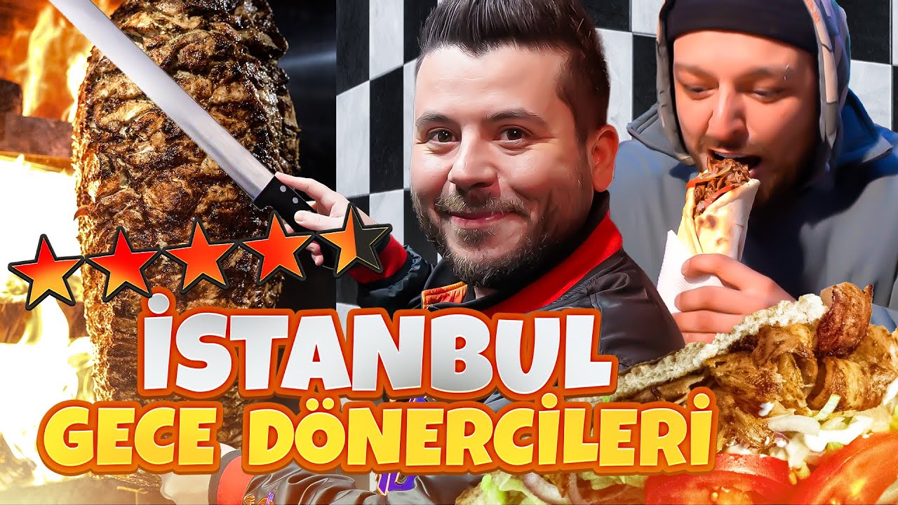 İSTANBUL GECE DÖNERCİLERİ LEZZET TURU - İZLEYİCİ MEKANI BASTI ! UNLOST
