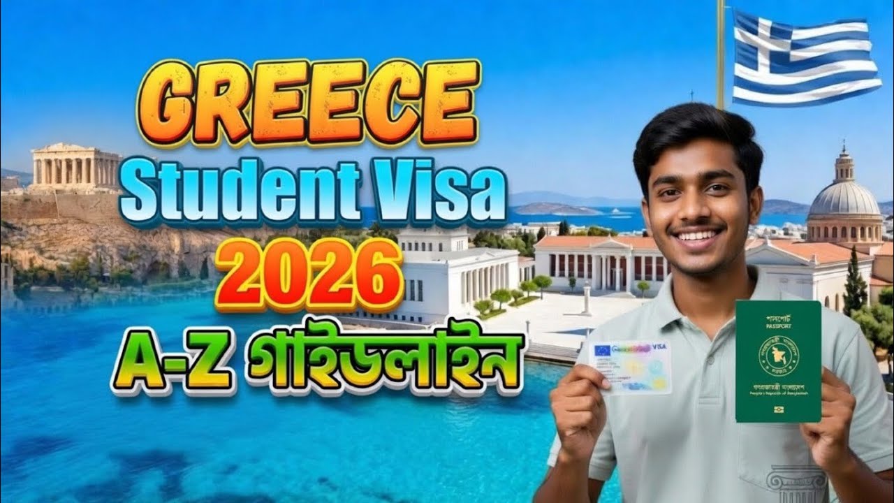 Greece Student Visa: বাংলাদেশ থেকে আবেদনের পূর্ণাঙ্গ গাইড (A to Z Guide) || Study in Greece