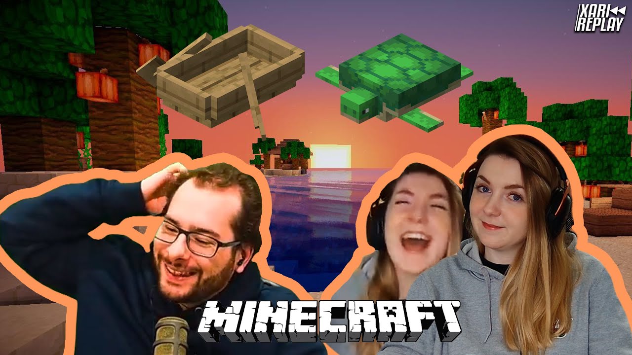 Une histoire d'accouplement de tortues.. (MINECRAFT avec MARIE #2)