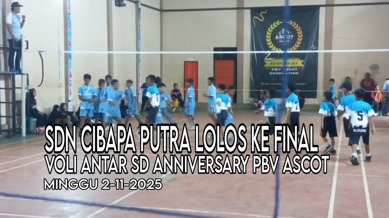 SDN CONGGEANG I (0) VS SDN CIBAPA (2) SEMIFINAL PUTRA TURNAMEN BOLA VOLI PBV ASCOT GENERATION 2025