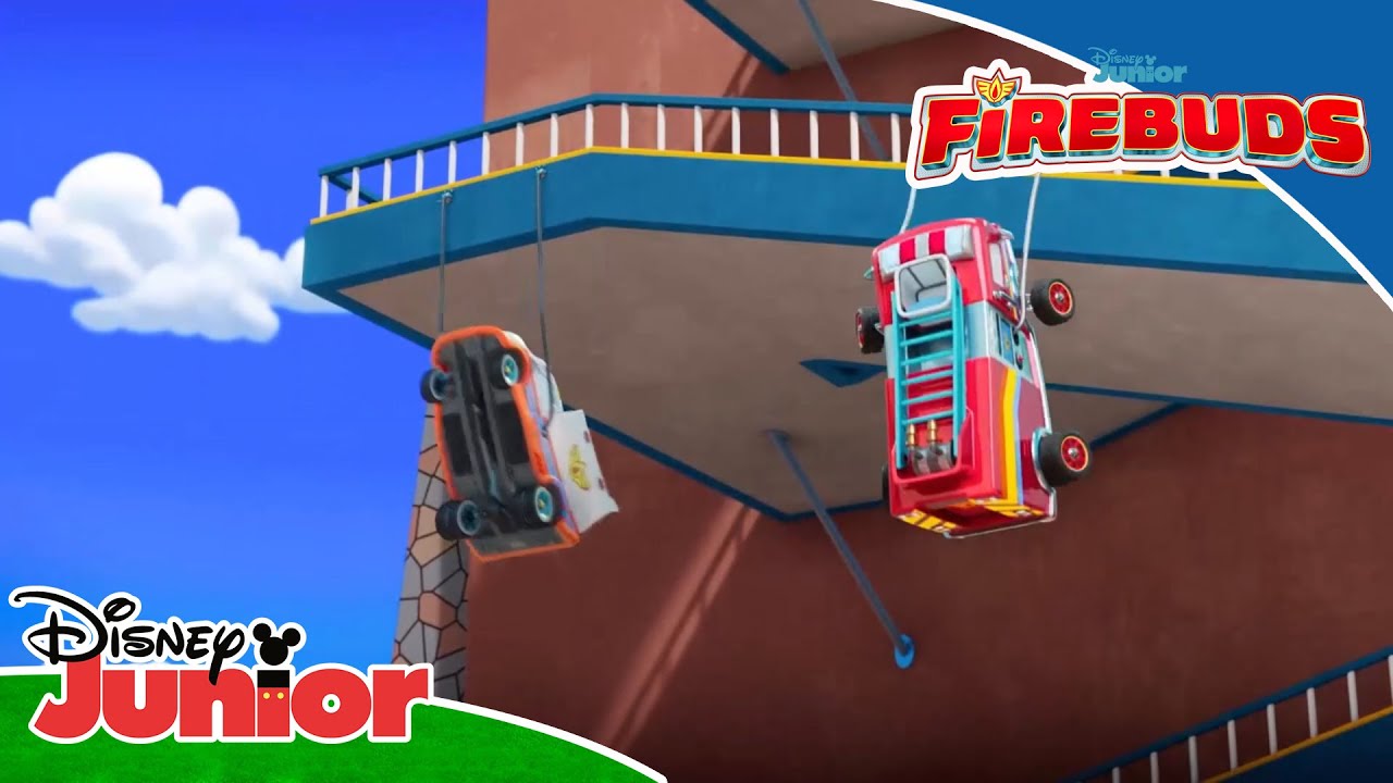 Parkour med bilerne | Redningsvenner | Disney Junior Danmark