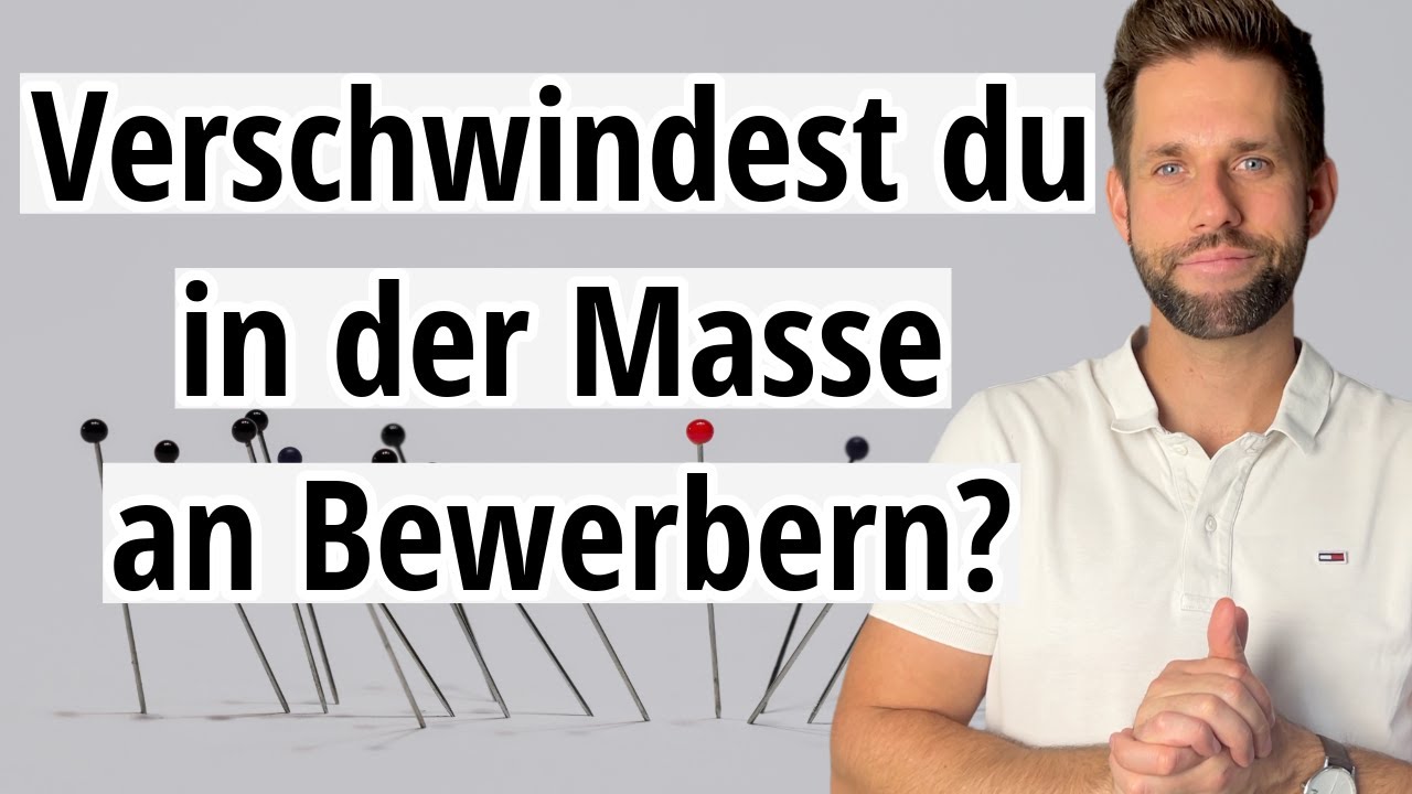 Das ist der Grund, warum du in der Masse an Bewerbern verschwindest
