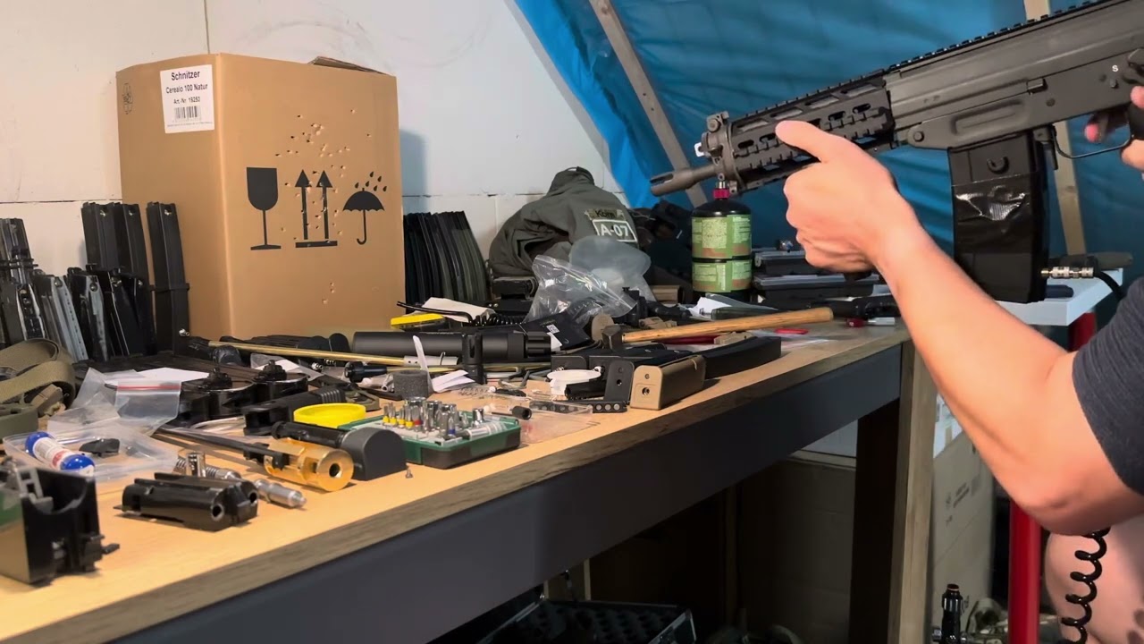 GHK SIG 55X HPA 160PSI high cap Test