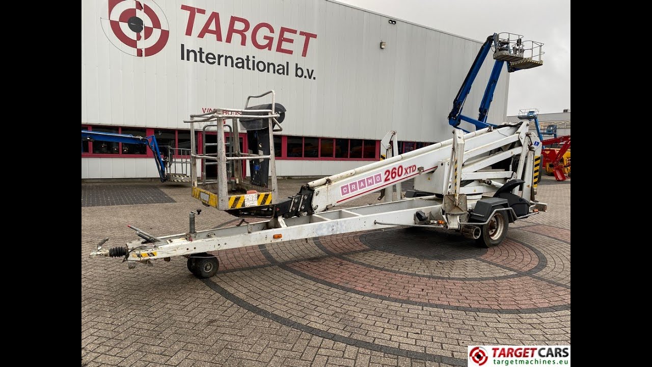 781651 DINO LIFT 260XTD TOWABLE 260XT ARTICULATED BOOM WORK LIFT 2600CM 2012 BI-FUEL B0026316 LT-REG