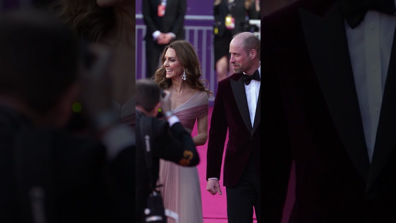 Prince & Princess of Wales arrive at the BAFTAs 2026 Red Carpet | HELLO!
