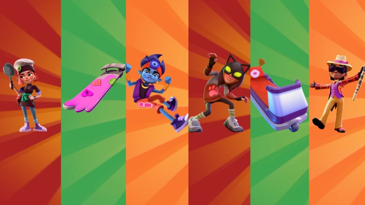 Subway Surfers : 6 Different OLD Challenges Compilation in 6 Different World Tours of Subway Surfers