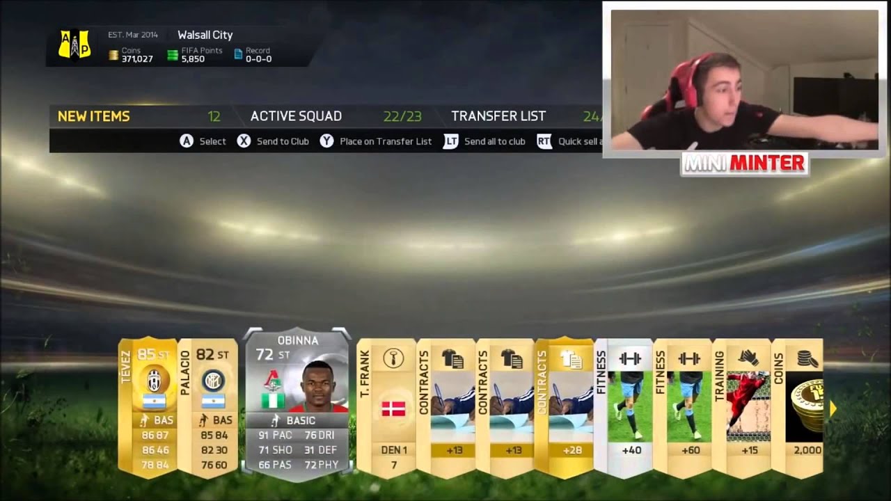 Fifa 15 MiniMinter's BEST PACKS,NAJBOLJI PAKOVI