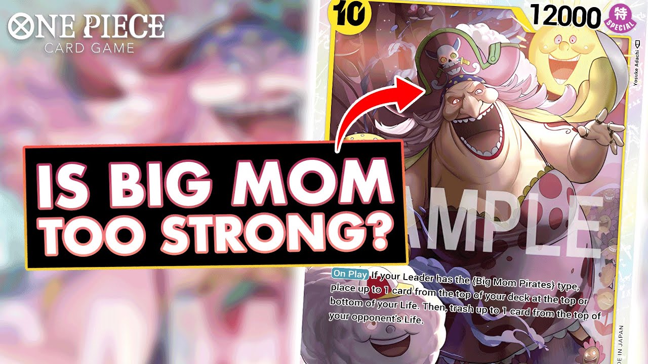 IS THE OP-03 SUPER RARE BIG MOM TOO STRONG? - ONE PIECE CARD GAME