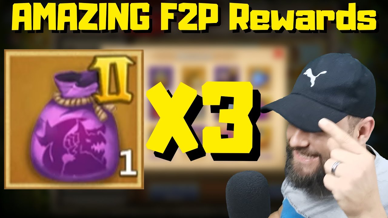 Потрясающие награды за бесплатную игру 2 раза | Castle Clash | @Angrysagamer