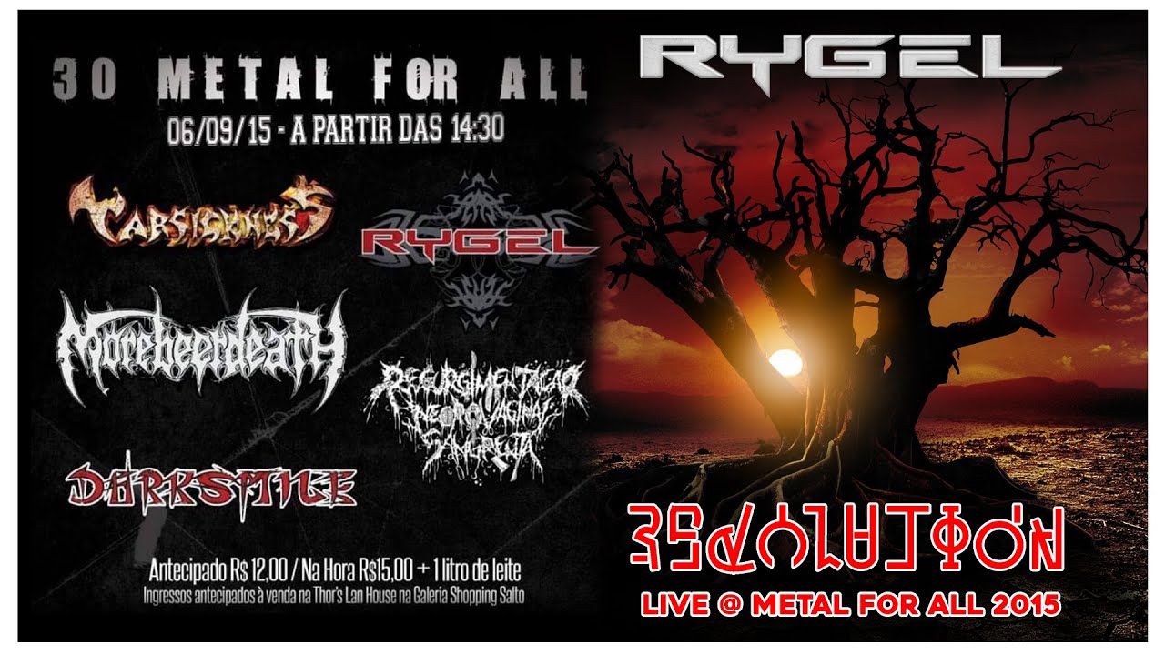 RYGEL &bull; Revolution Tour 2015 | Live @ 30&ordm; Metal For All, Salto - SP