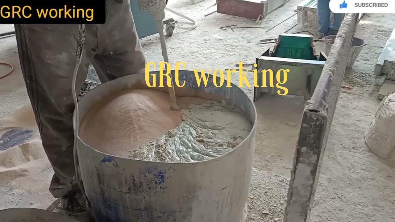 मशीन से जीआरसी का काम करने का बहुत अच्छा वीडियो#grc Very nice video of working GRC with machine