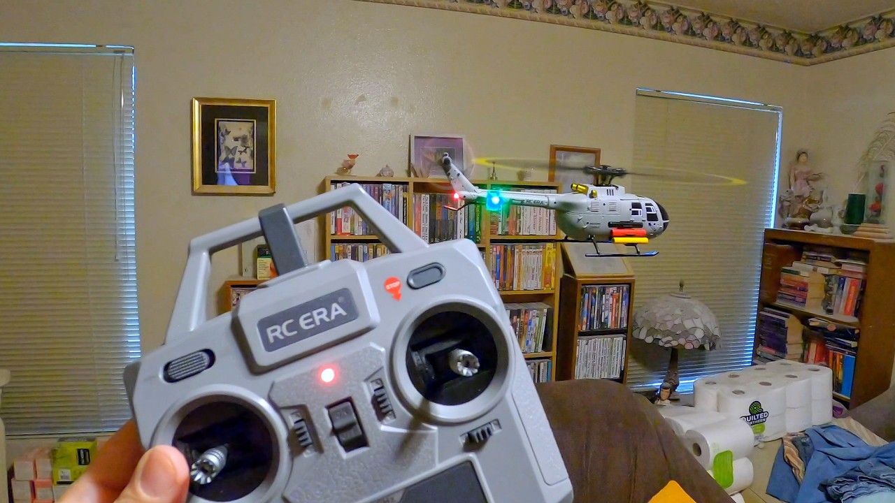 RC ERA C186s 4ch Brushless Helo - Indoor Hover Airbus BO105(4k)