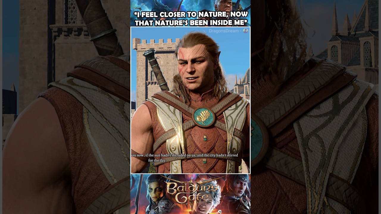 Larian writers hold nothing back with Halsin's dialogue | Baldur's Gate 3