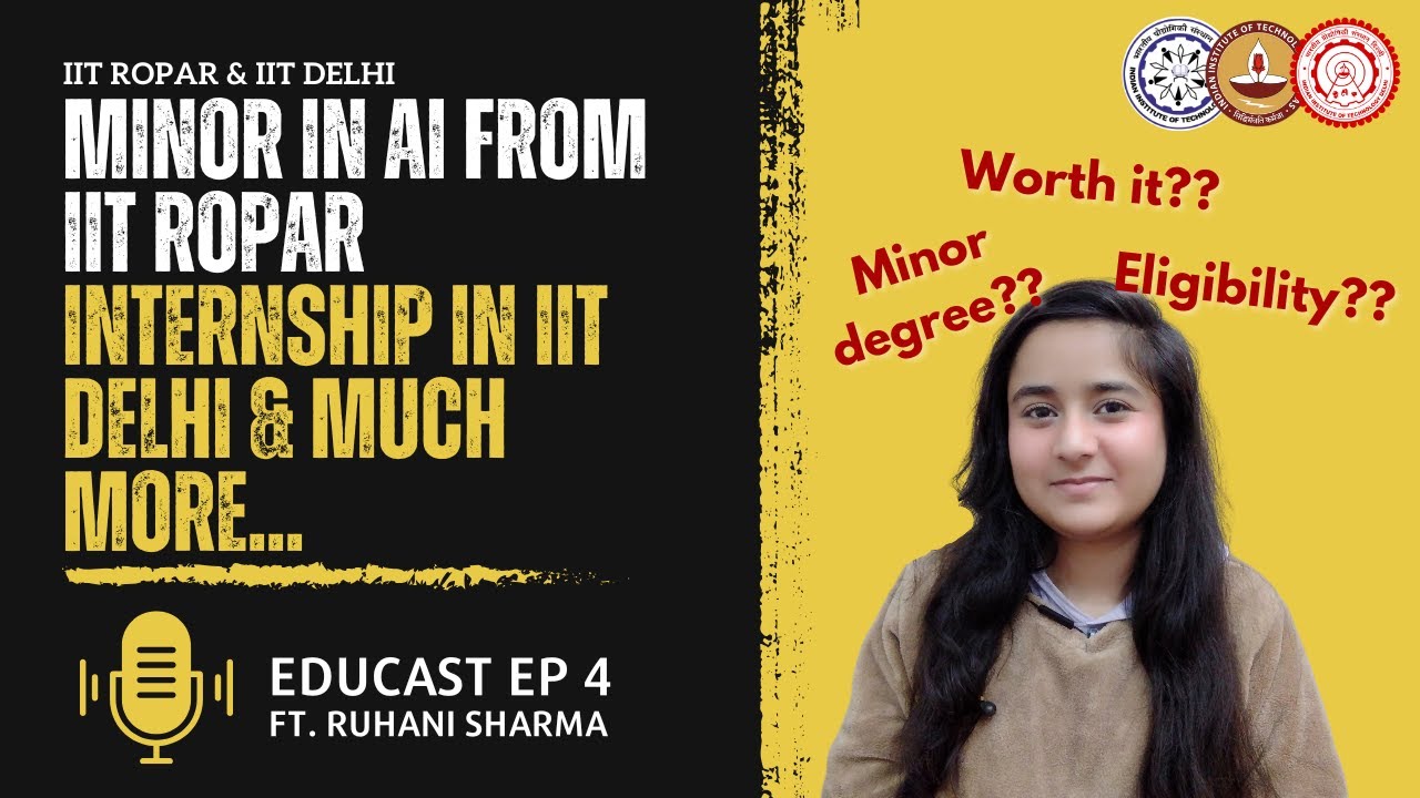 Minor in AI from IIT ROPAR | Internship at IIT DELHI | Apprenticeship at DevTown @Rooh_7-25  | EP 04