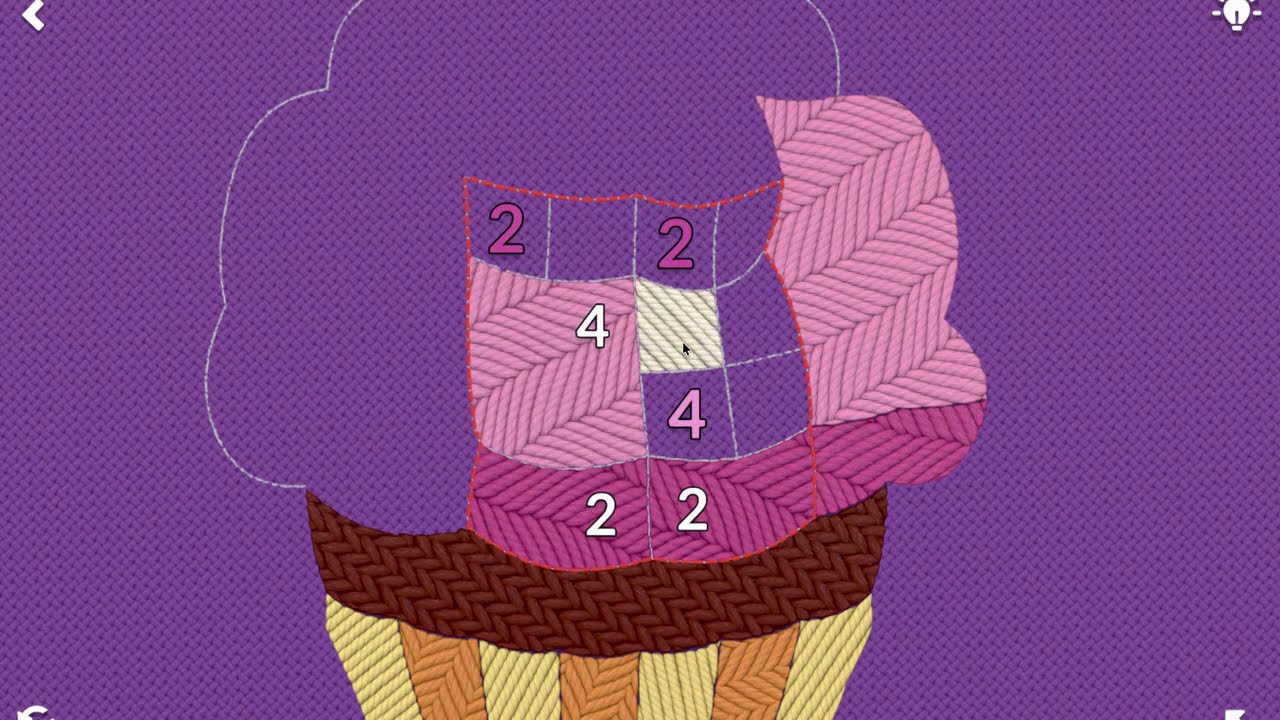 Cozy Stitch Gameplay 🧁 Relaxing Embroidery Puzzle with Soft Piano Music – Puzzle #01