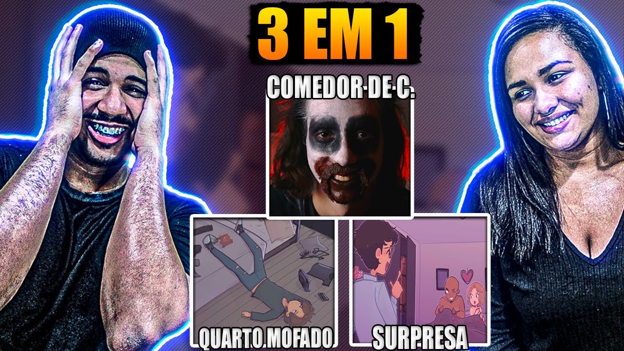 (3 em 1) REACT - Surpresa + Comedor De Cu + Quarto Mofado | Kleberiano