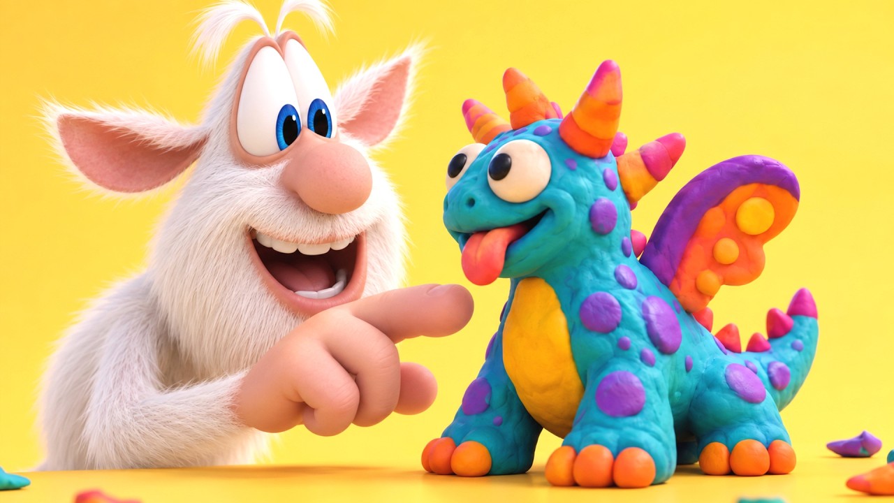 ⭕ Booba - Funny Clay Crafts - Cartoon for Kids